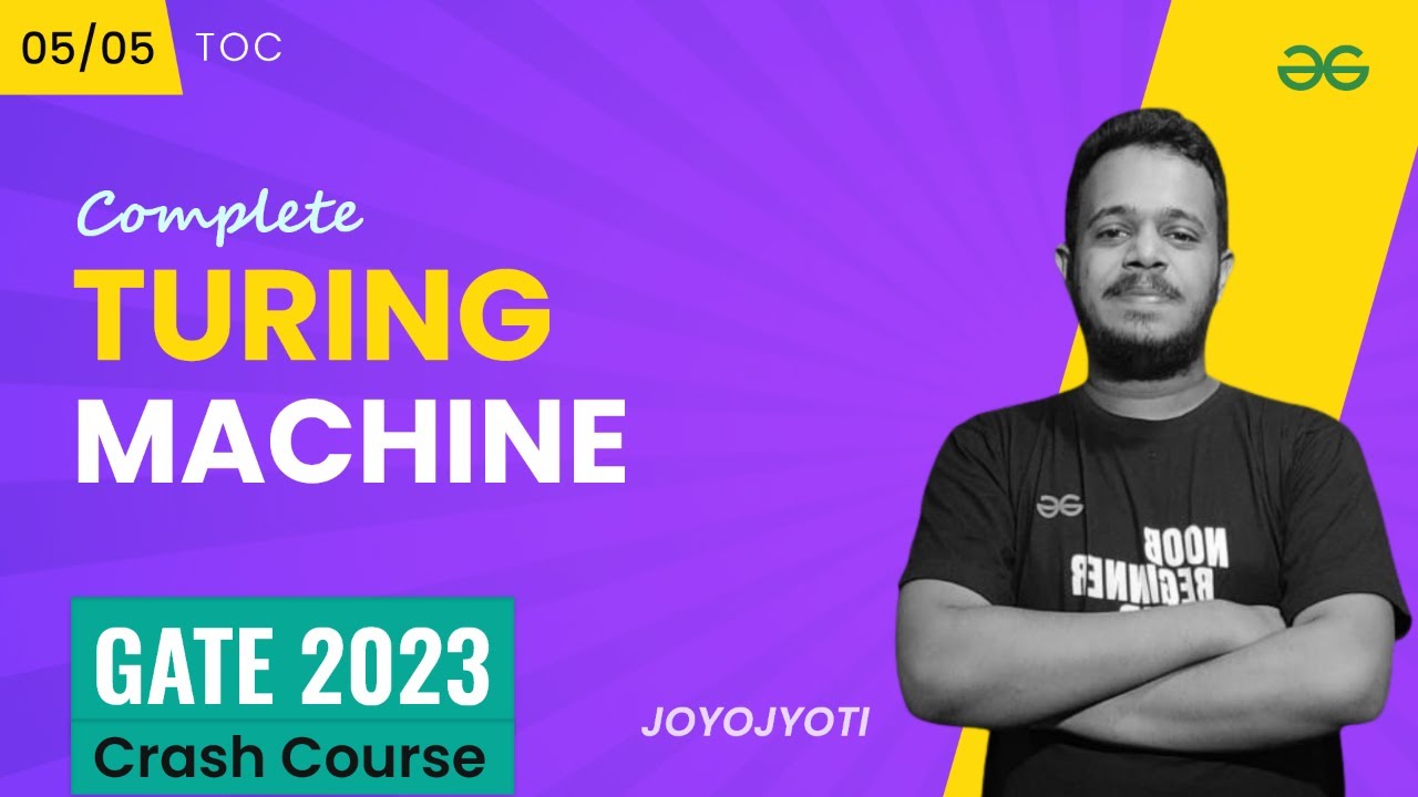 Master Turing Machines & Boost Your GATE 2023 Prep 🚀 | Complete Crash Course