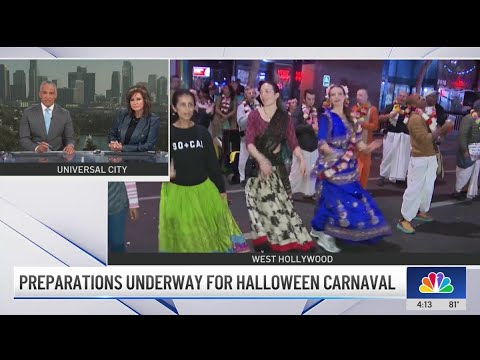 West Hollywood gets ready for its annual Halloween celebrations