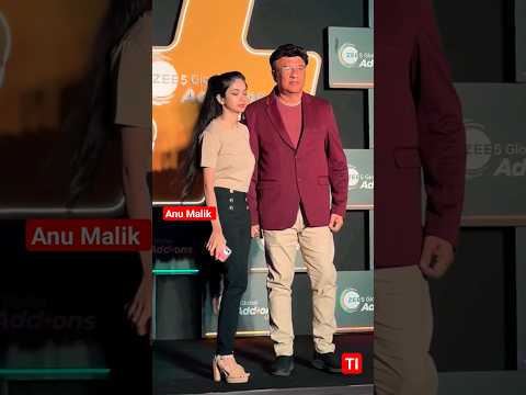 Anu malik with daughter #shorts
