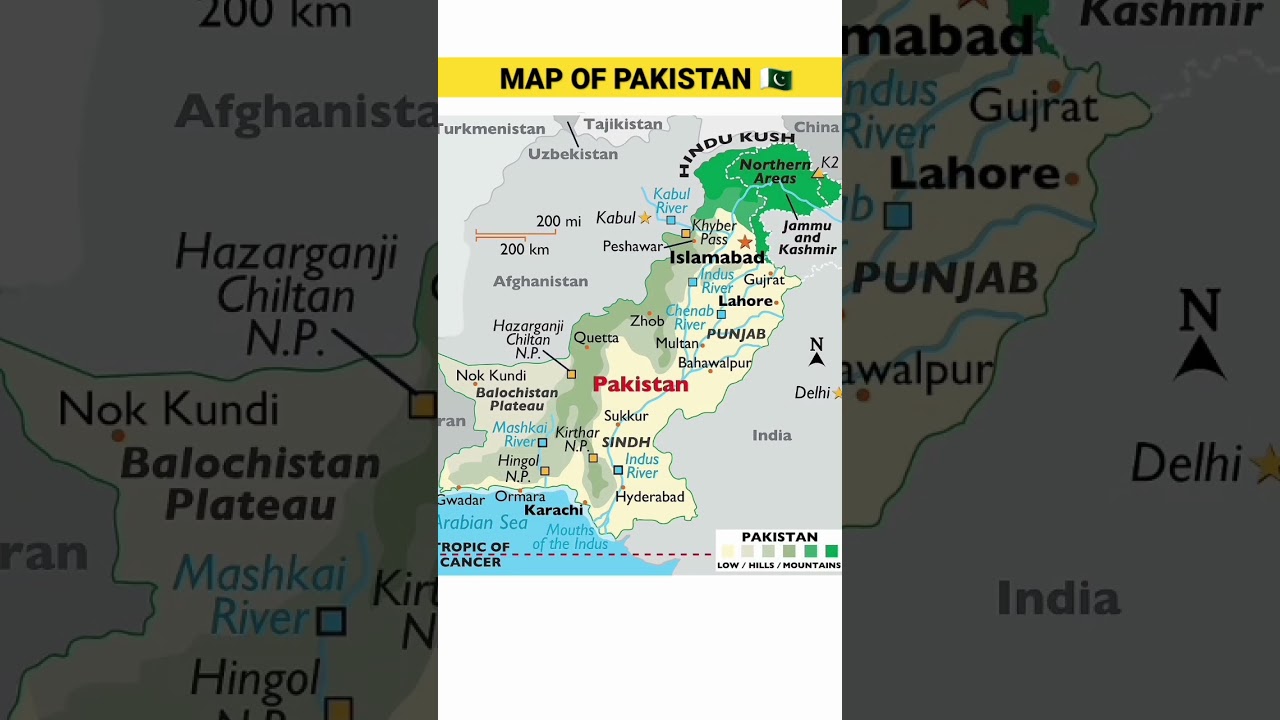 Pakistan Map 🇵🇰 | Quick Overview
