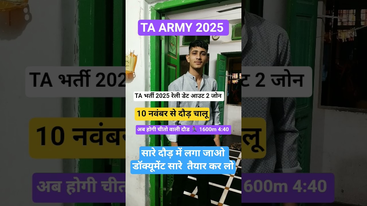 TA Bharti 2025 | Full Details & Notifications