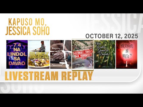 KMJS livestream October 12, 2025 Episode - Replay | Kapuso Mo, Jessica Soho