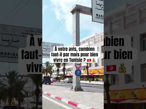 À votre avis, combien faut-il par mois pour bien vivre en Tunisie ? 🇹🇳💰