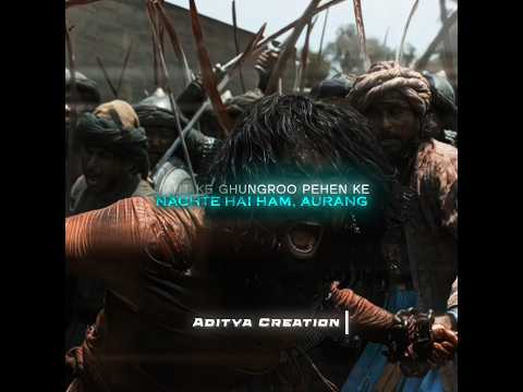 Sambhaji Maharaj 🔥| Chaava Edit [4K] | Aditya Creation 06 | #shortsfeed #chaava #shorts