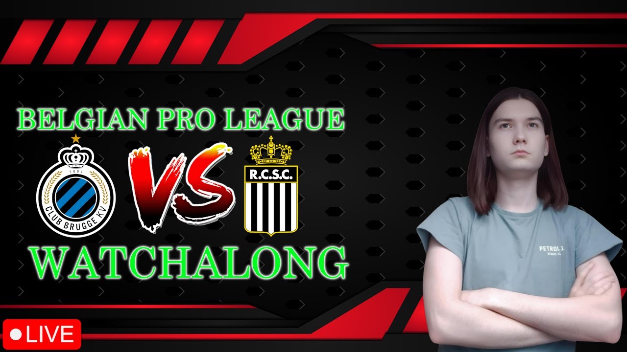 Club Brugge vs Charleroi | Belgian League Watchalong ⚽