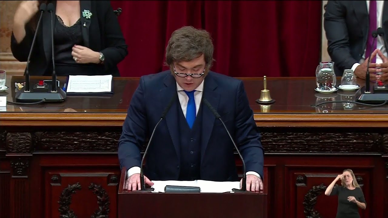 🔴 JAVIER MILEI ABRE LAS SESIONES ORDINARIAS: "VOLVEMOS A MIRAR EL FUTURO CON ESPERANZA"