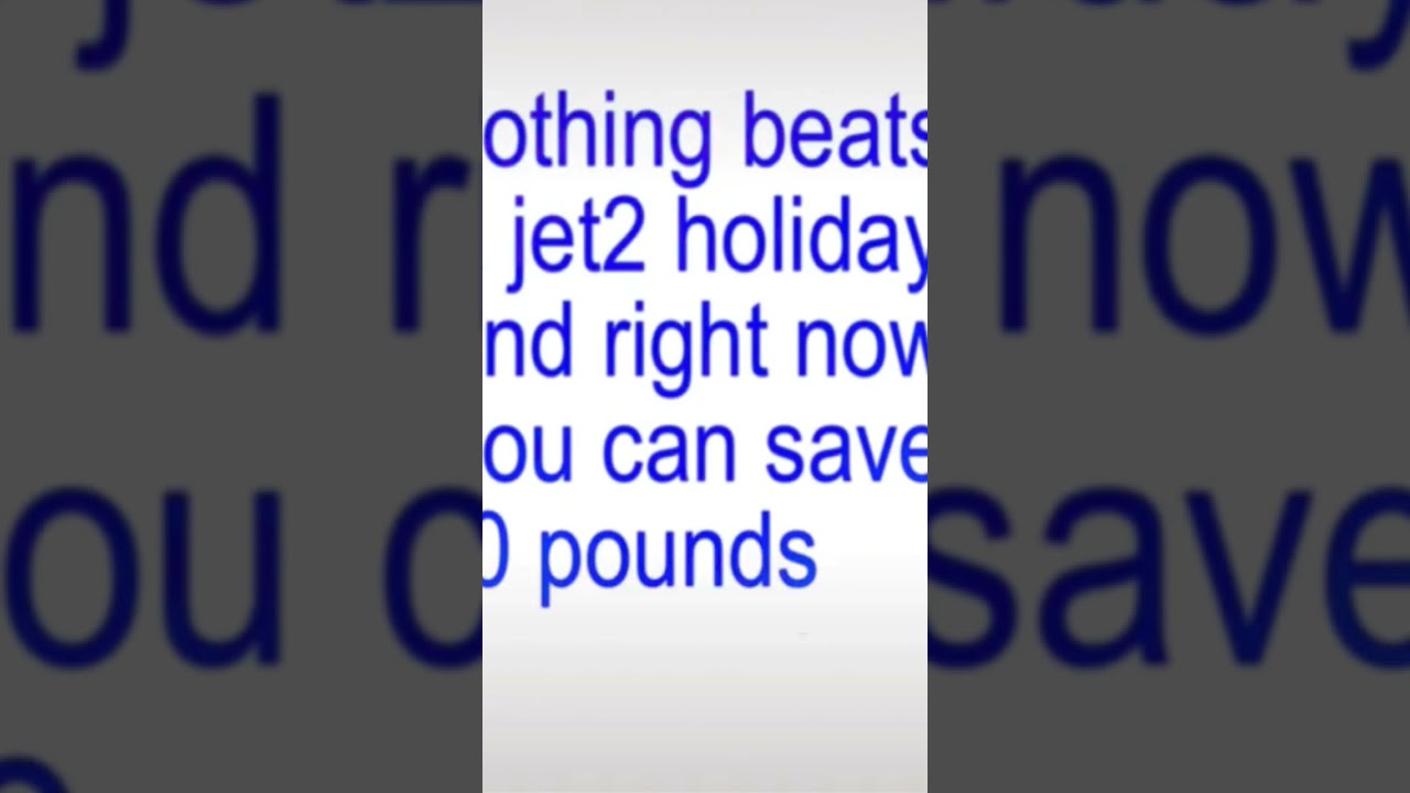Nothing Beats a Jet2 Holiday ✈️ | Ultimate Song Lyrics & Vibe