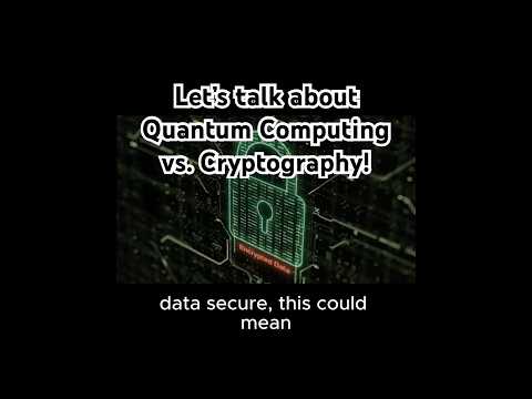 Quantum Computers vs. Cryptography: A Game-Changer for Security ๐๐ป