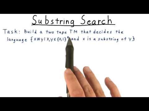 Substring Search Quiz - Georgia Tech - Computability, Complexity, Theory: Computability