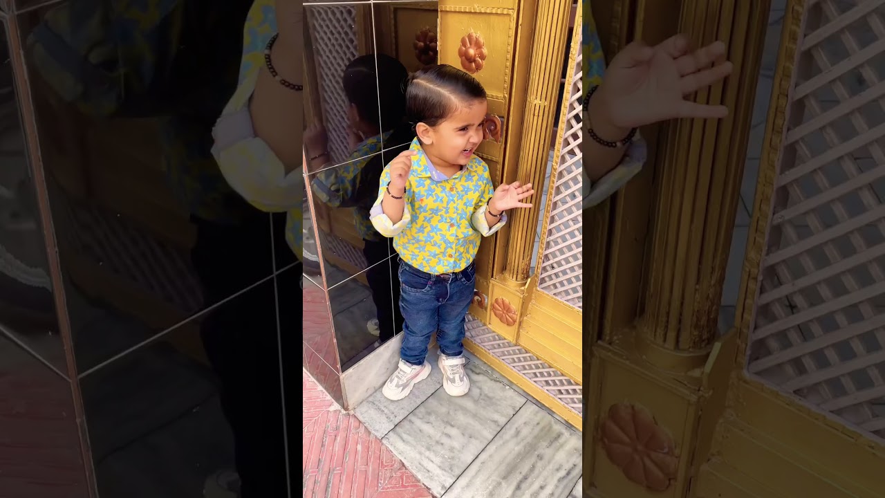 Anaya Wants to Go with Dada & Mummy 😢