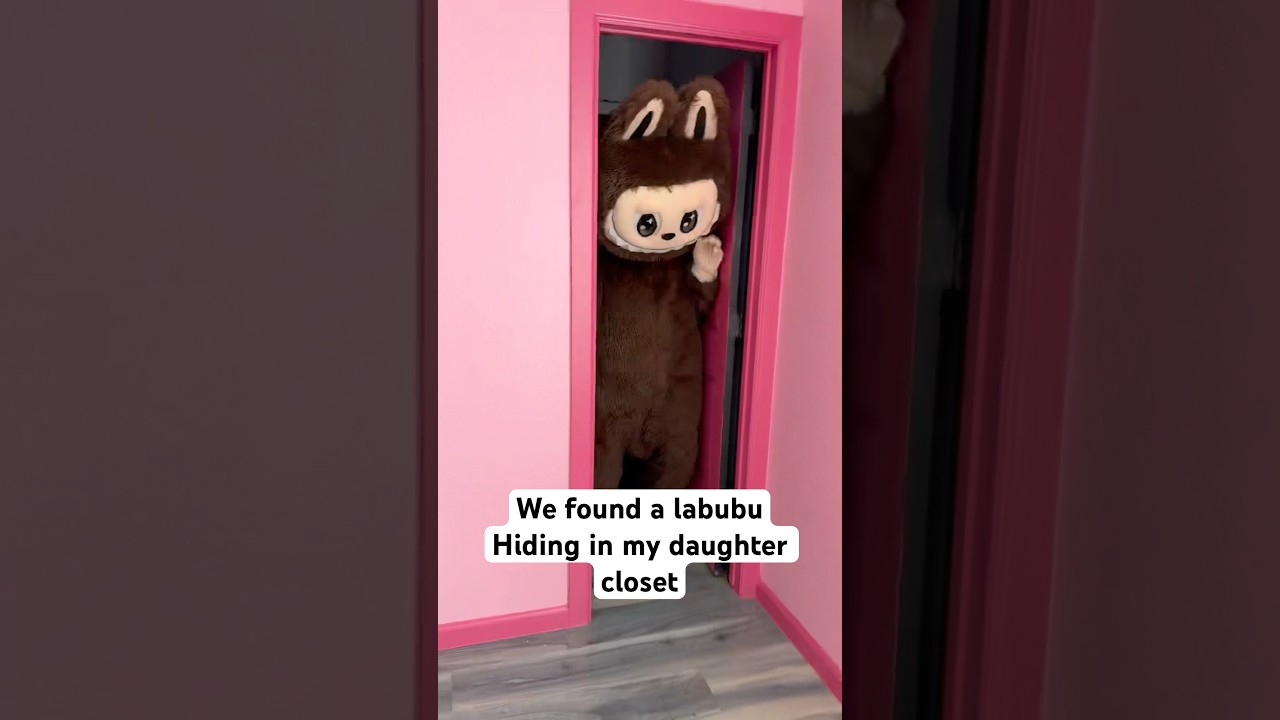 Shocking Discovery: Labubu Hiding in My Daughter’s Closet! 😱