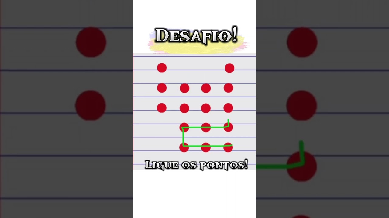 DESAFIO DE RACIOCÍNIO LÓGICO IMPOSSÍVEL! 🤯😱🤯 LIGUE OS PONTOS! #shorts