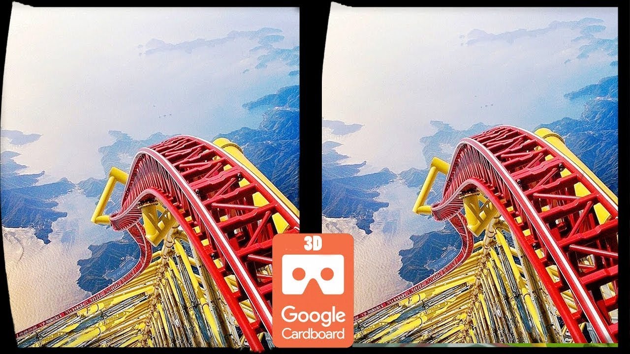 3D VR Roller Coasters Night Compilation π’