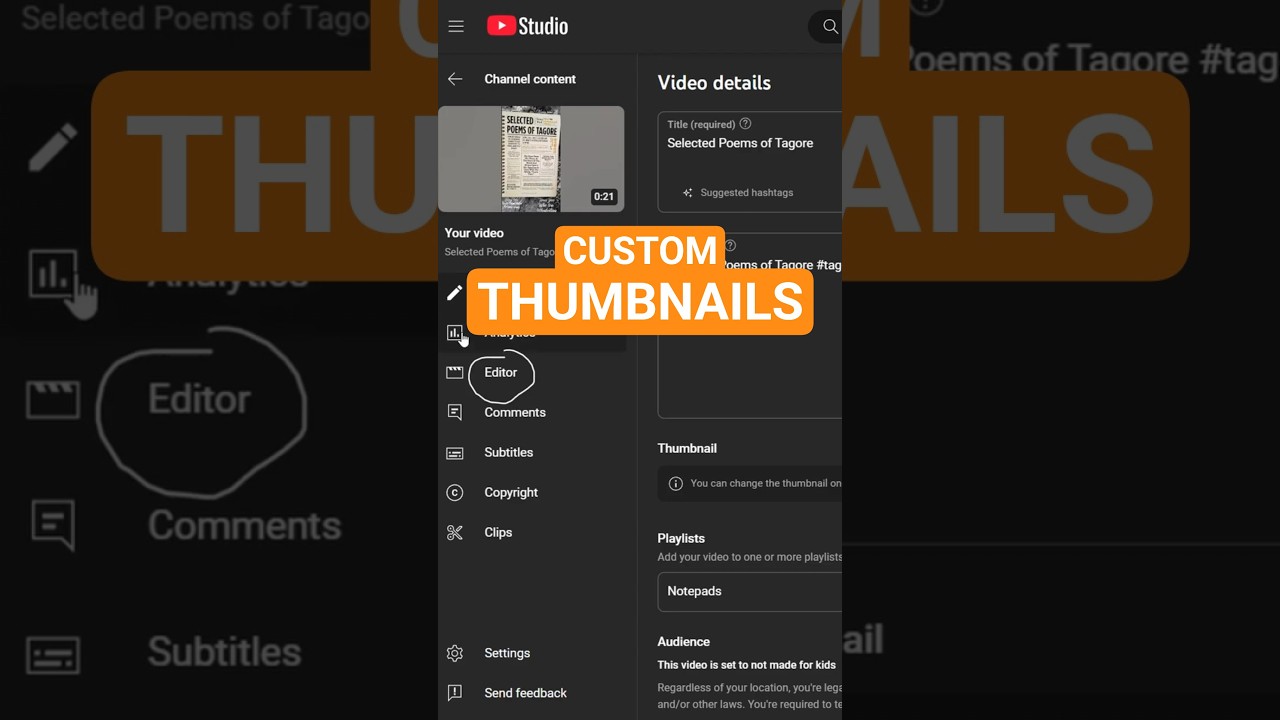Add Custom Thumbnails to YouTube Shorts 📸