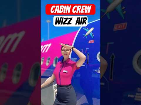 WIZZ AIR ✈️ is hiring for ( cabin crew ) at multiple locations 📍, link in bio 👇🏻