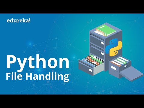 Python File Handling | File Operations in Python | Learn python programming | Edureka