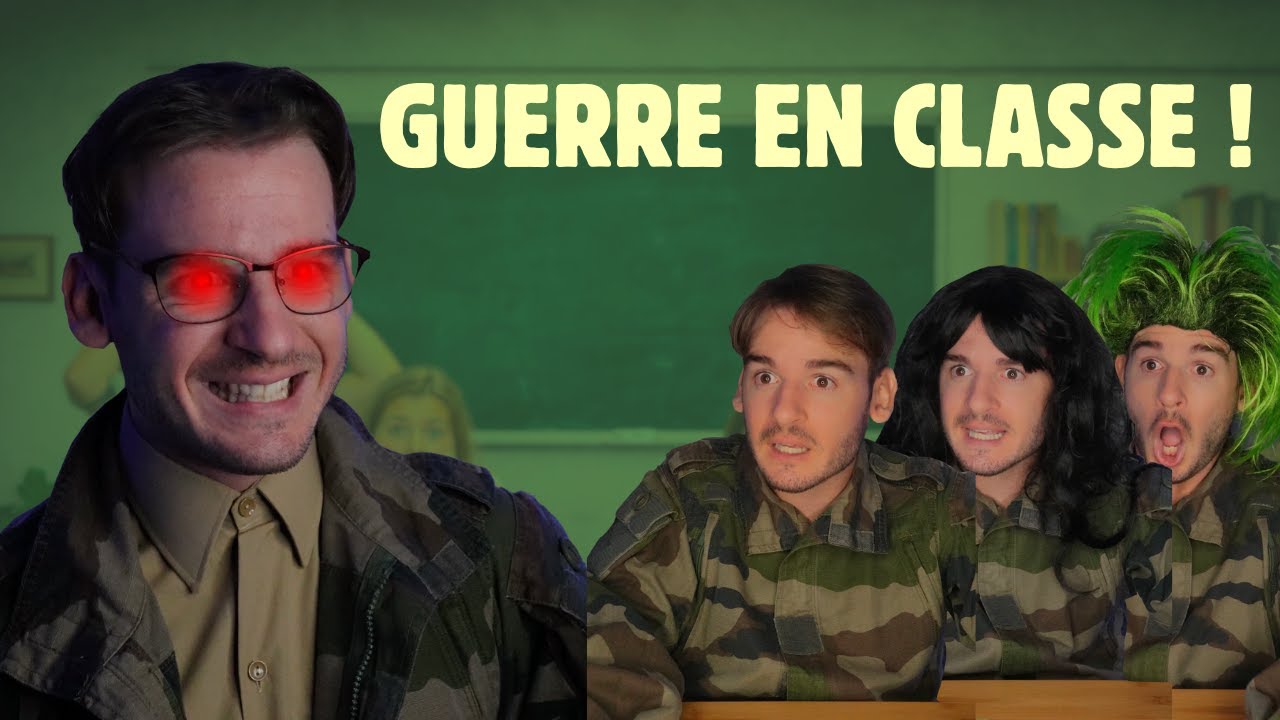 GUERRE EN CLASSE 🪖 COMPILATION adrian_cqrt