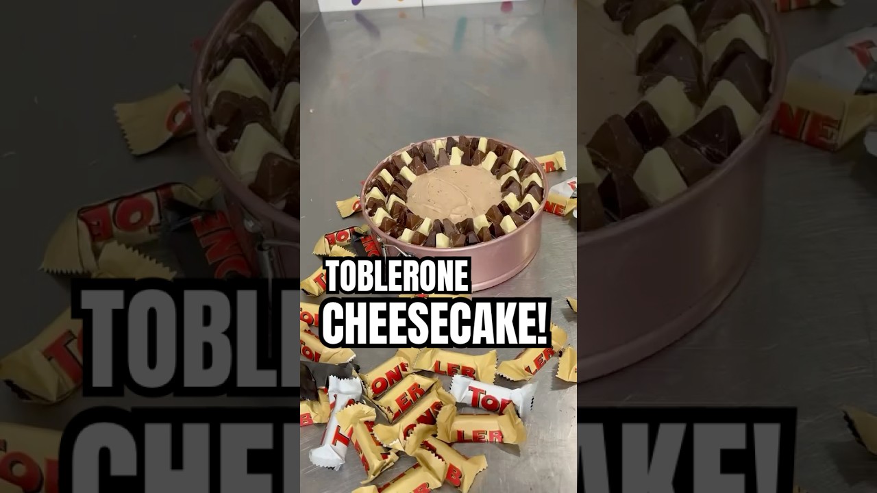 Katie's Toblerone Cheesecake Recipe 🍫