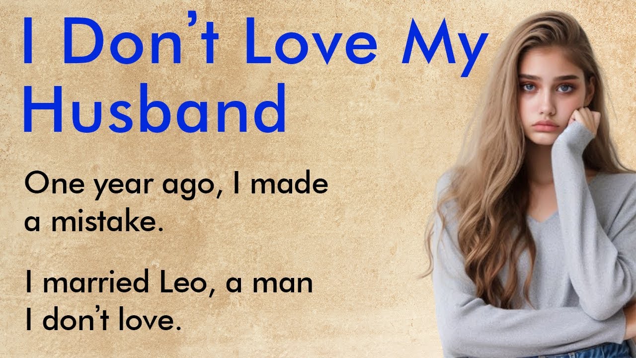 I Married Without Love ๐ | Emotional English Story for Beginners (A1โA2 Level)