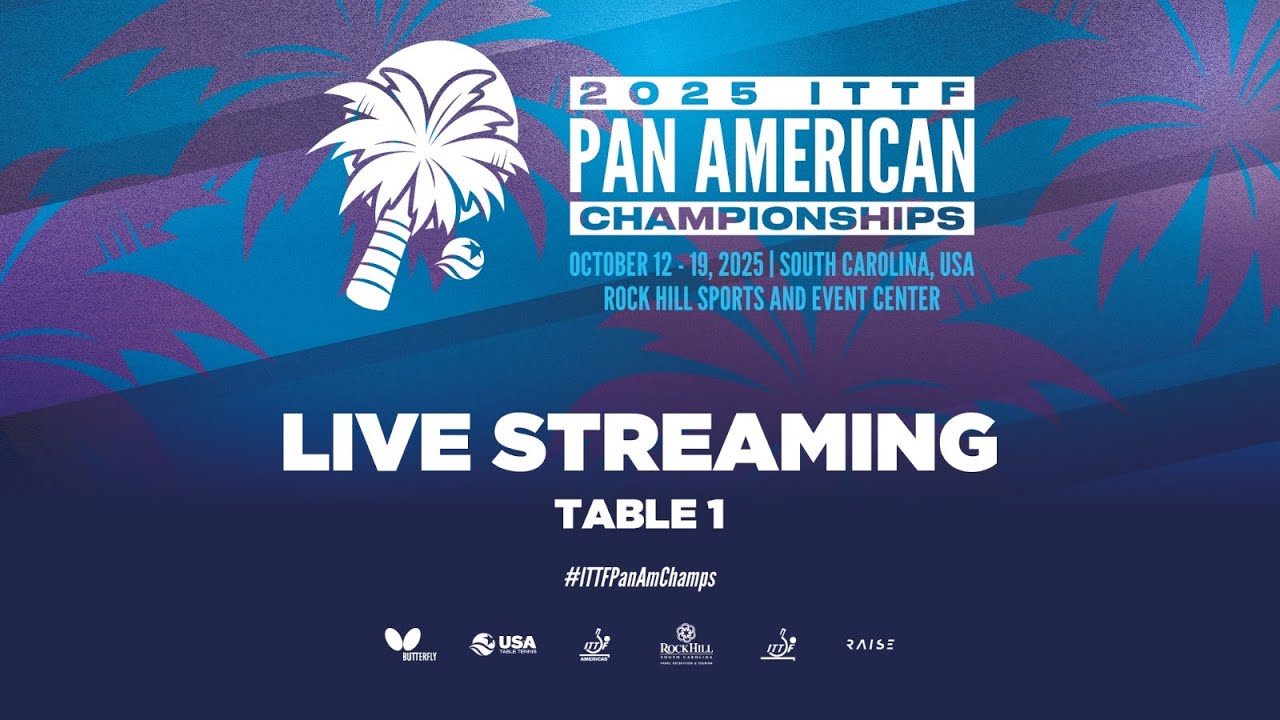 ITTF Pan American Championships 2025 – Day 8 Finals in Rock Hill, SC 🇺🇸