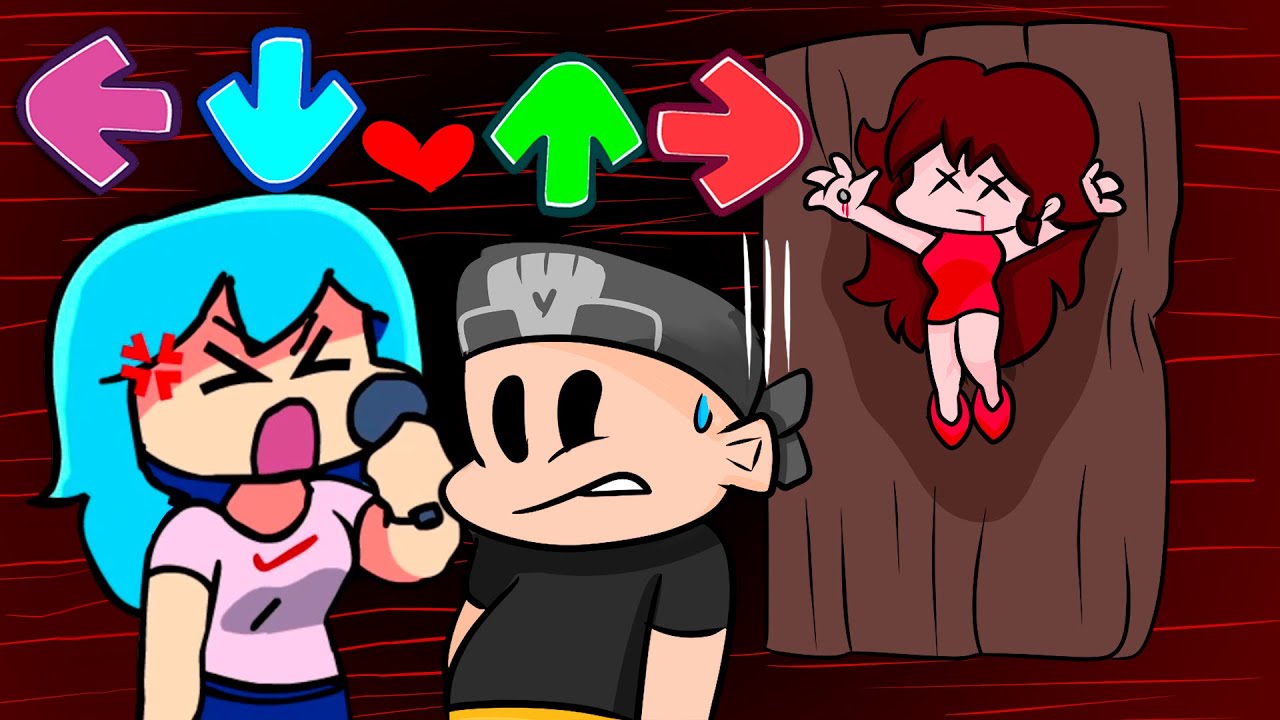 Виття против Sky и ютубера | Friday Night Funkin' Sky мод