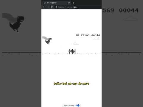 Hacking Chrome Dino Game 🦖 #javascript #webdevelopment #programming #softwareengineer #vscode #css