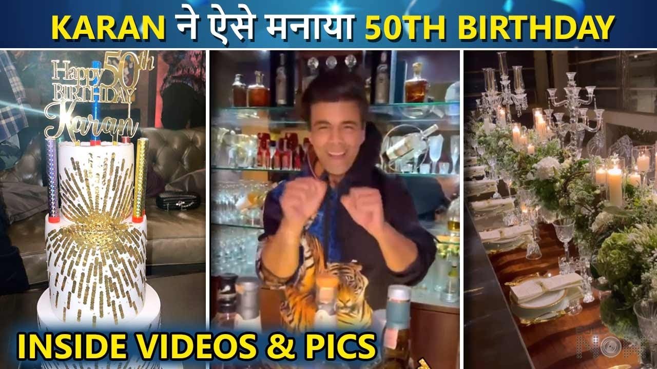 Karan Johar Celebrates 50th Birthday in Style with Star-Studded Party 🎉