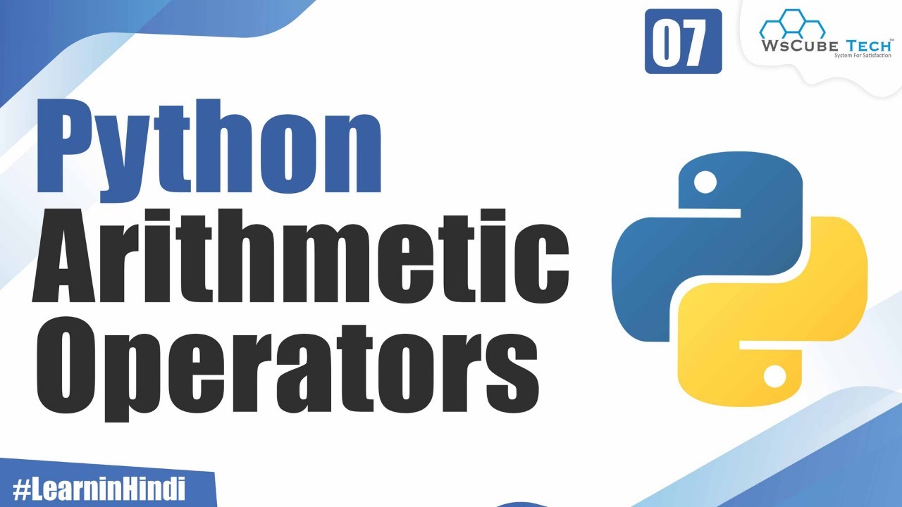 Python Operators Explained: Master Arithmetic Operators in Hindi 🐍