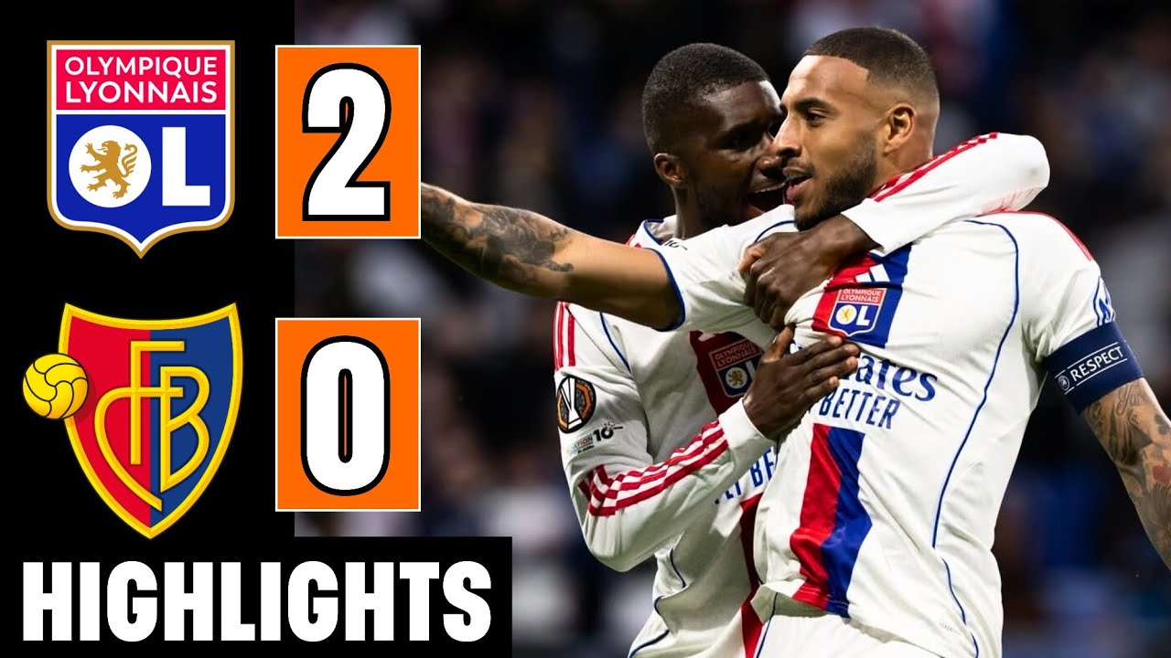 Lyon Beats Basel 2-0 in UEFA Europa League 2025/26 | Tolisso & Moreira Goals ⚽