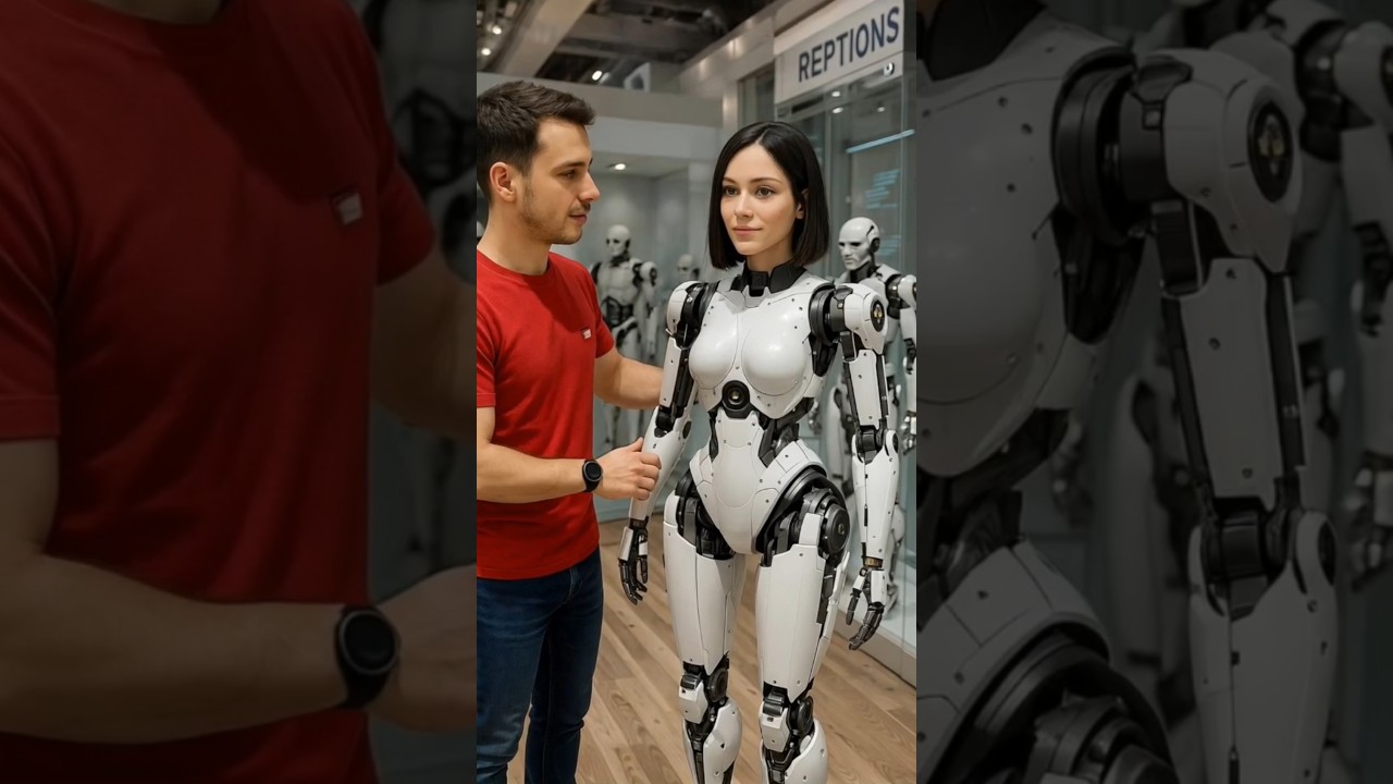 Elderly Man Tests Humanoid Robot at IRC 2025 🤖