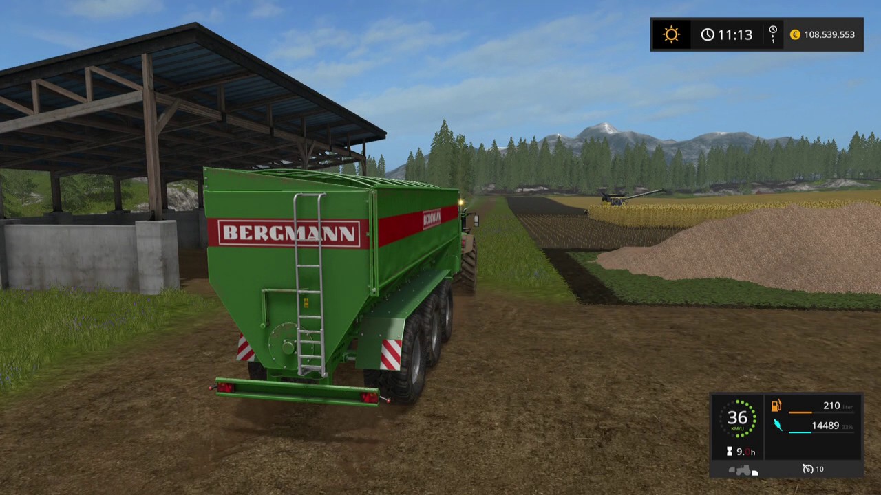 Farming Simulator 2017: Corn Harvesting on Goldcrest Valley 🌽