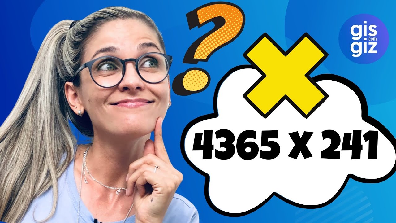 Multiplicação de Números Naturais com Prof. Gis ✖️