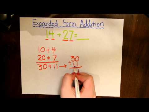 Expanded Form Addition