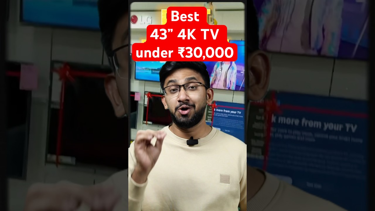 Top 43-Inch 4K QLED TVs Under Rs 30,000🔥