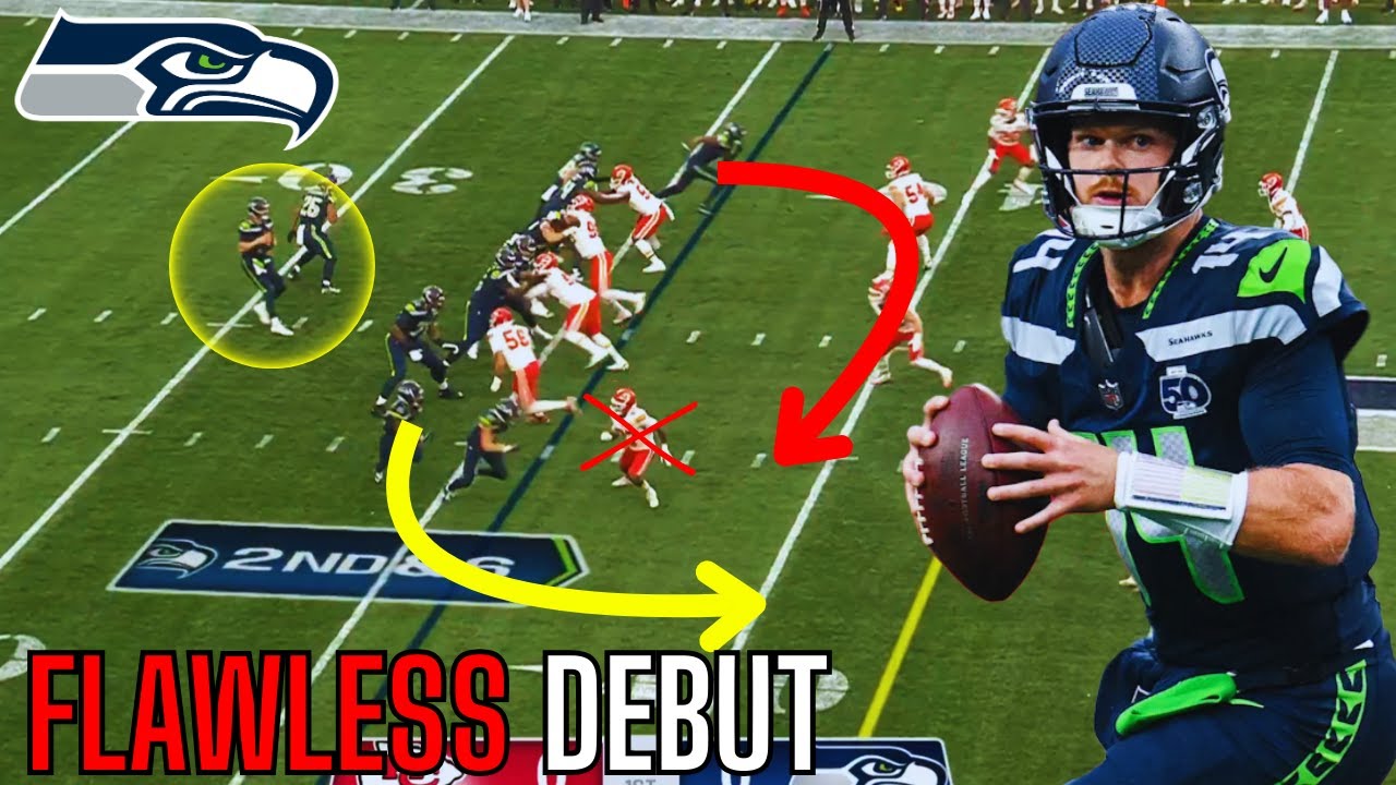 Sam Darnold Shines in Seahawks Debut – A Flawless Performance! 🏈