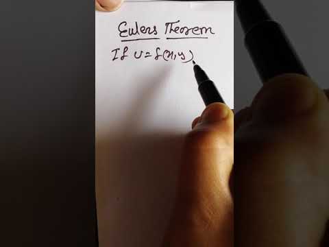 Euler's Theorem / Define Euler's Theorem#shorts#eulerstheorem#mathematics#susmitamaths