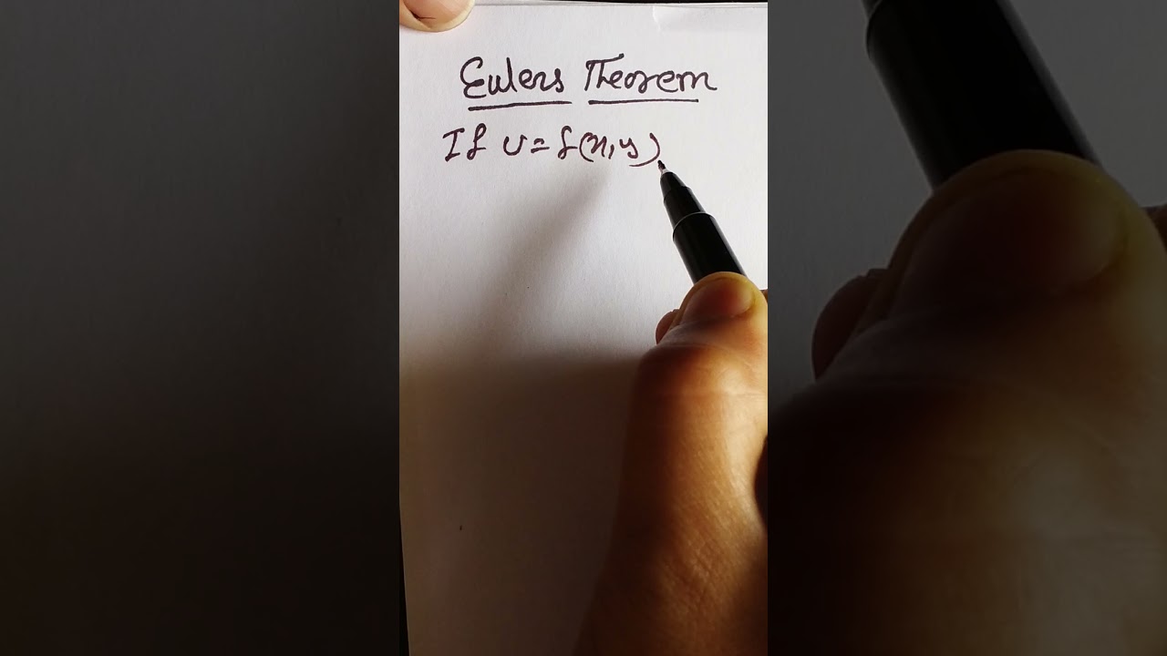 Euler's Theorem: Definition and Explanation