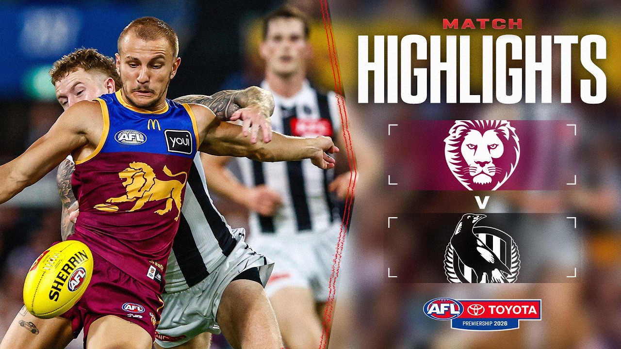 Brisbane Lions vs Collingwood Highlights | AFL Round 4, 2026 🏉
