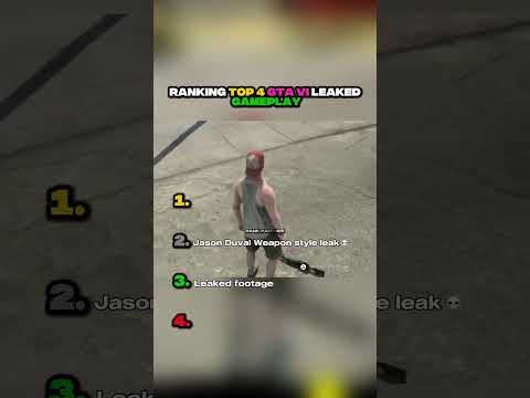 Ranking top 4 GTA VI leaked gameplay🤯 #shorts