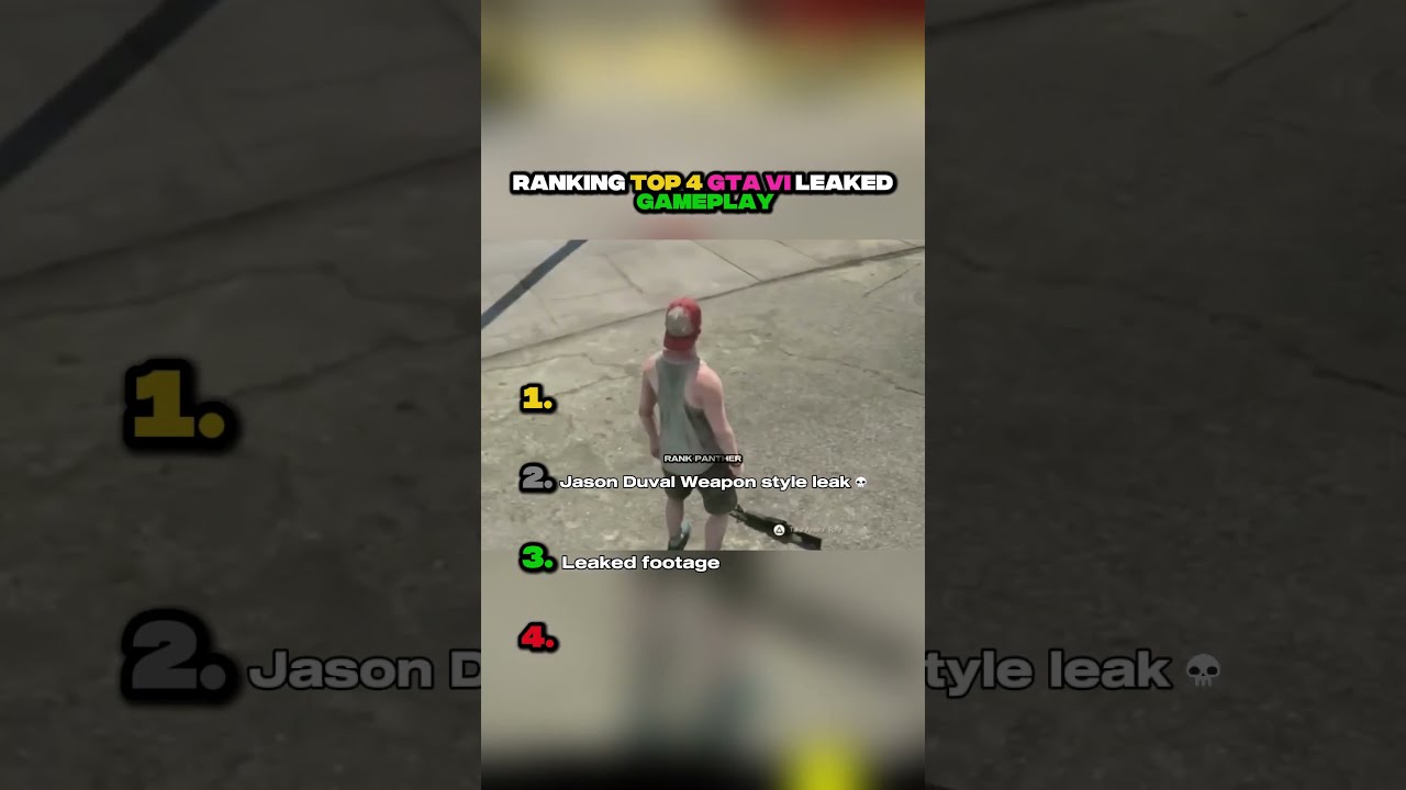 Top 4 Leaked GTA VI Gameplay Clips You Must See! 🤯