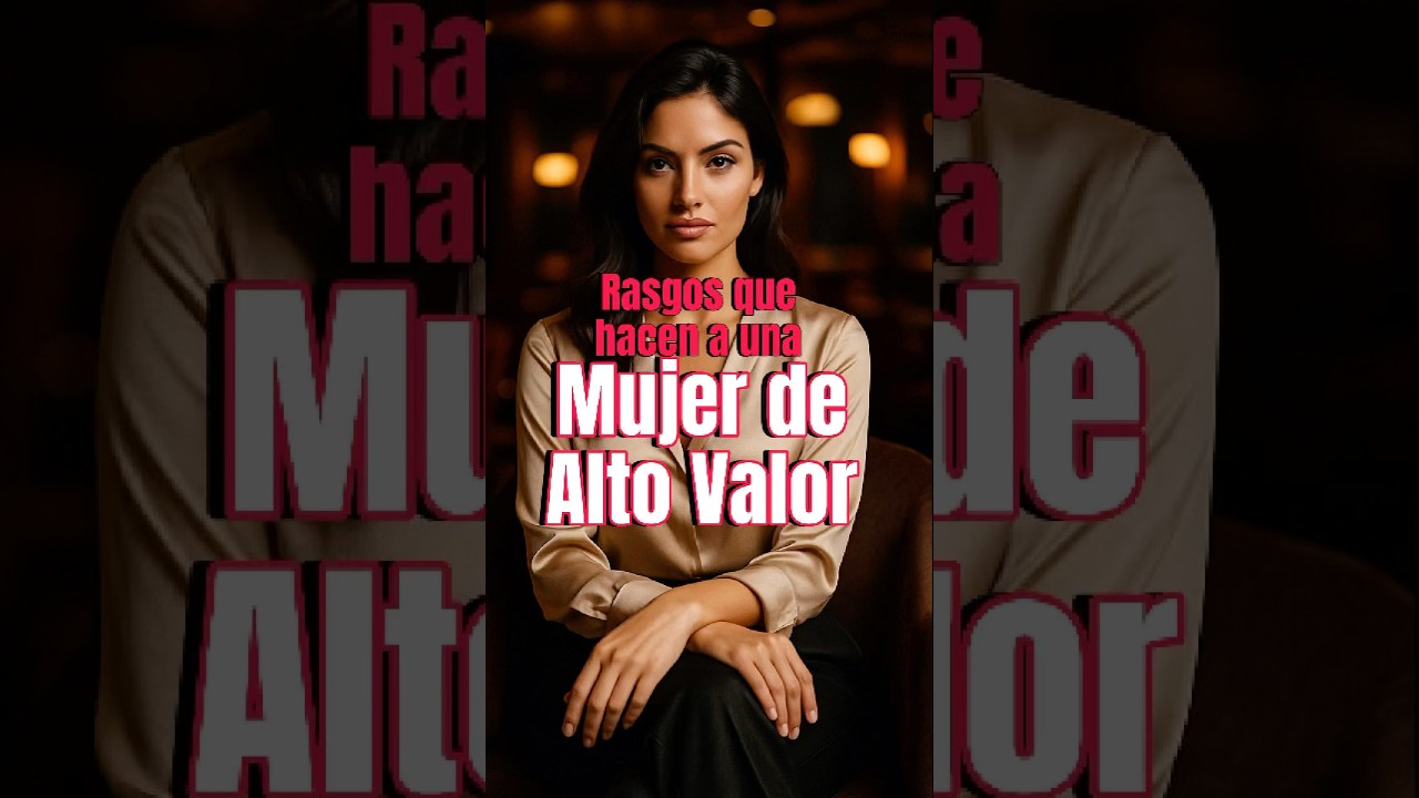 7 Rasgos de una Mujer de Alto Valor ✨