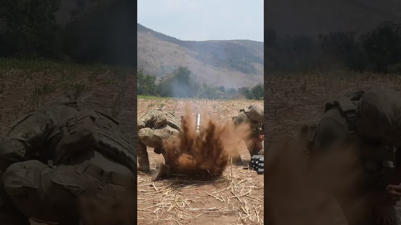 U.S. & Royal Thai Army Mortar Live Fire 🔥