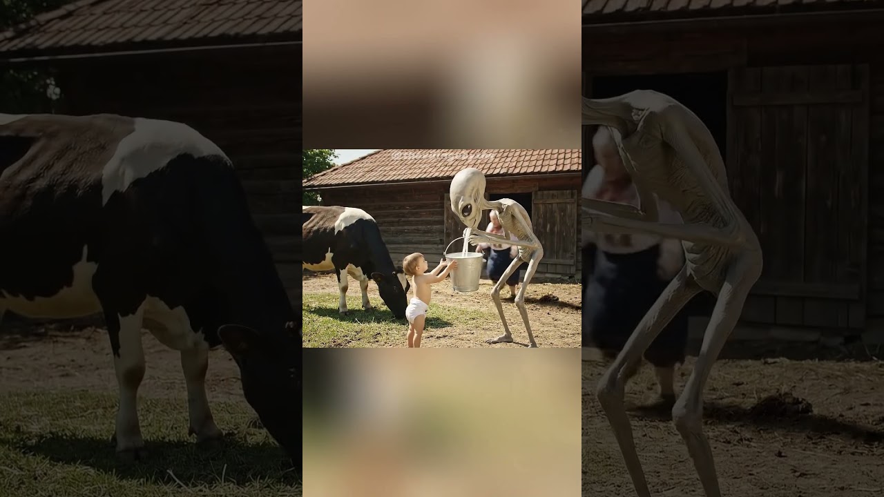 Alien Steals Fresh Milk, Toddler and Grandma Get Involved