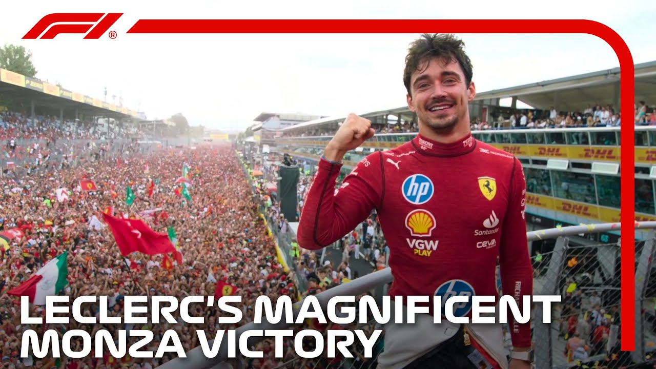 Charles Leclerc's Thrilling Win at the 2024 Italian Grand Prix 🇮🇹