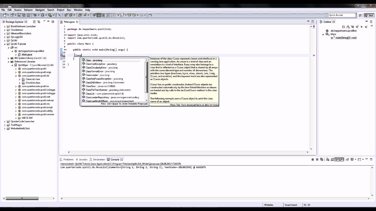 Java QcUtil Tutorial: Einmal-Datenstrukturen für effiziente Datenverwaltung