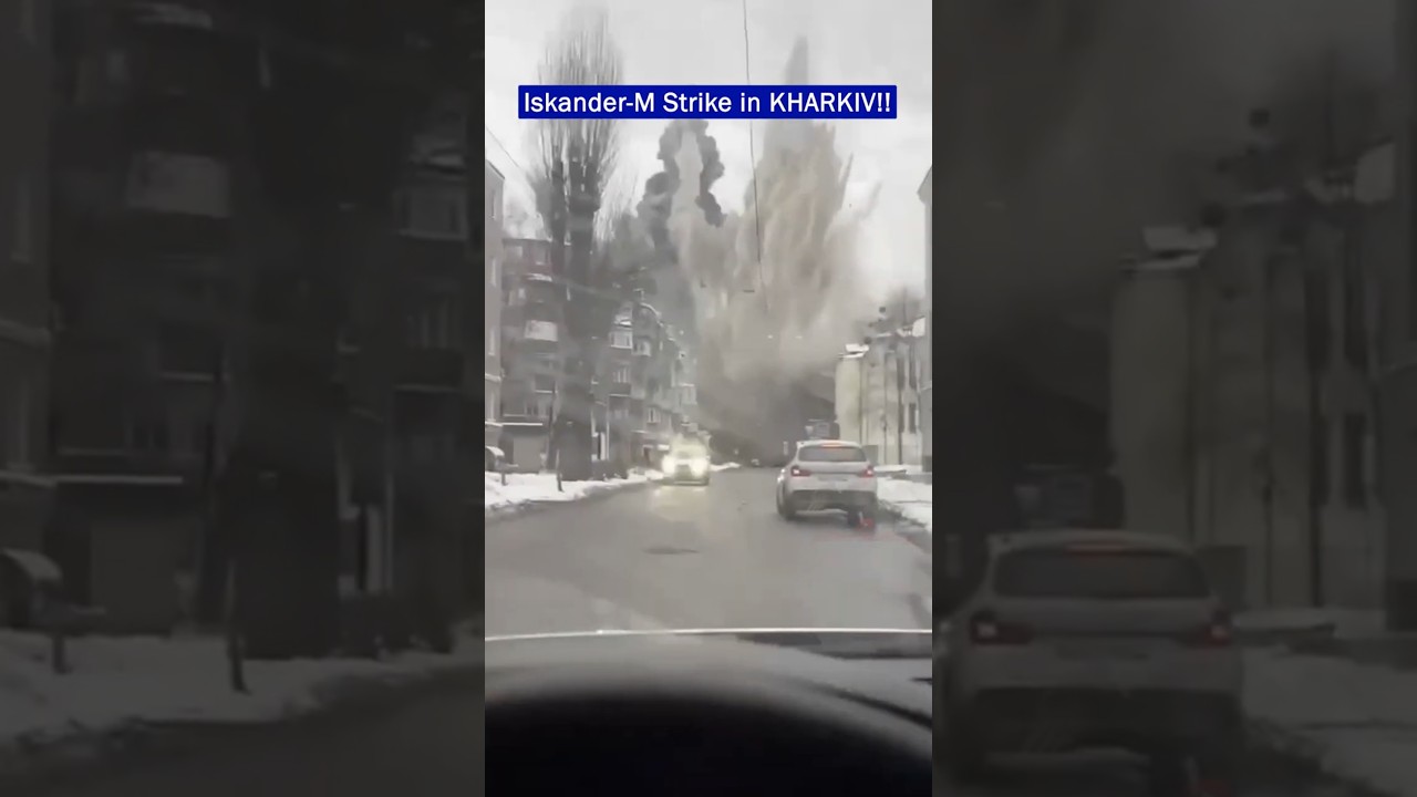Russian Iskander-M Missile Strikes Kharkiv Shopping Center 🏢