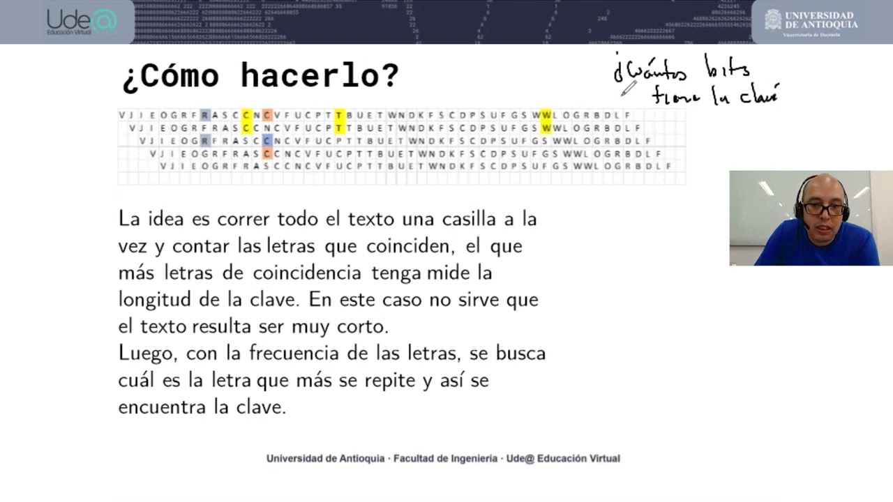 Aprende Cifrado de Vigenère en esta Videoclase de Matemáticas Discretas 🔐