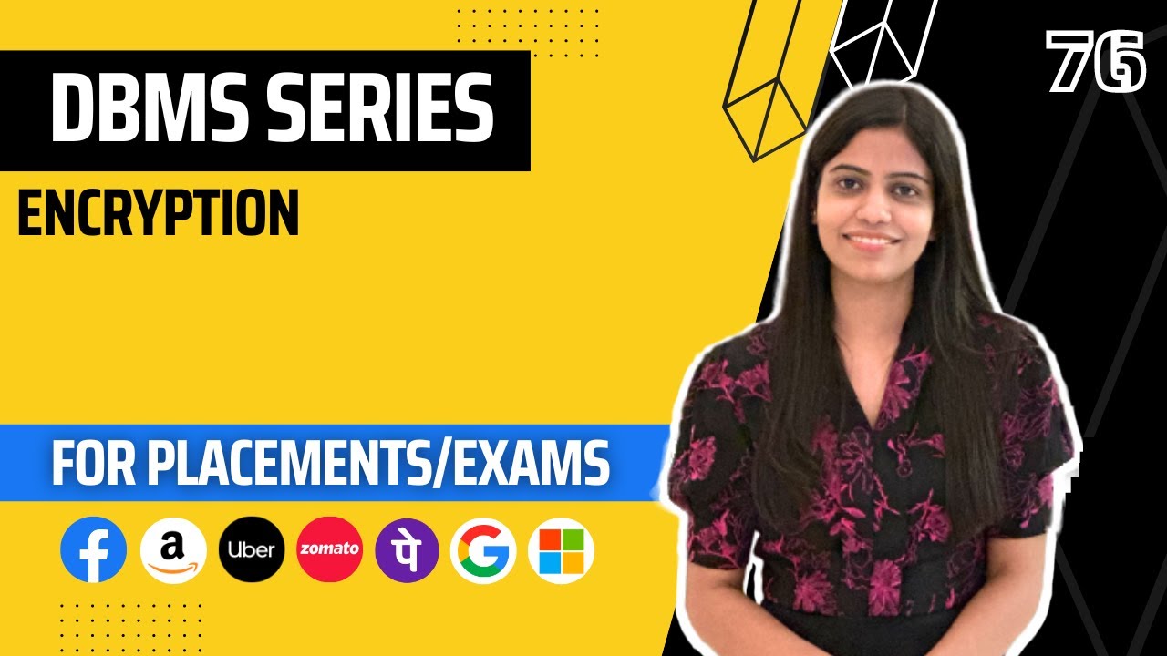 L76: Master Encryption in DBMS for Jobs & Placements 🔐