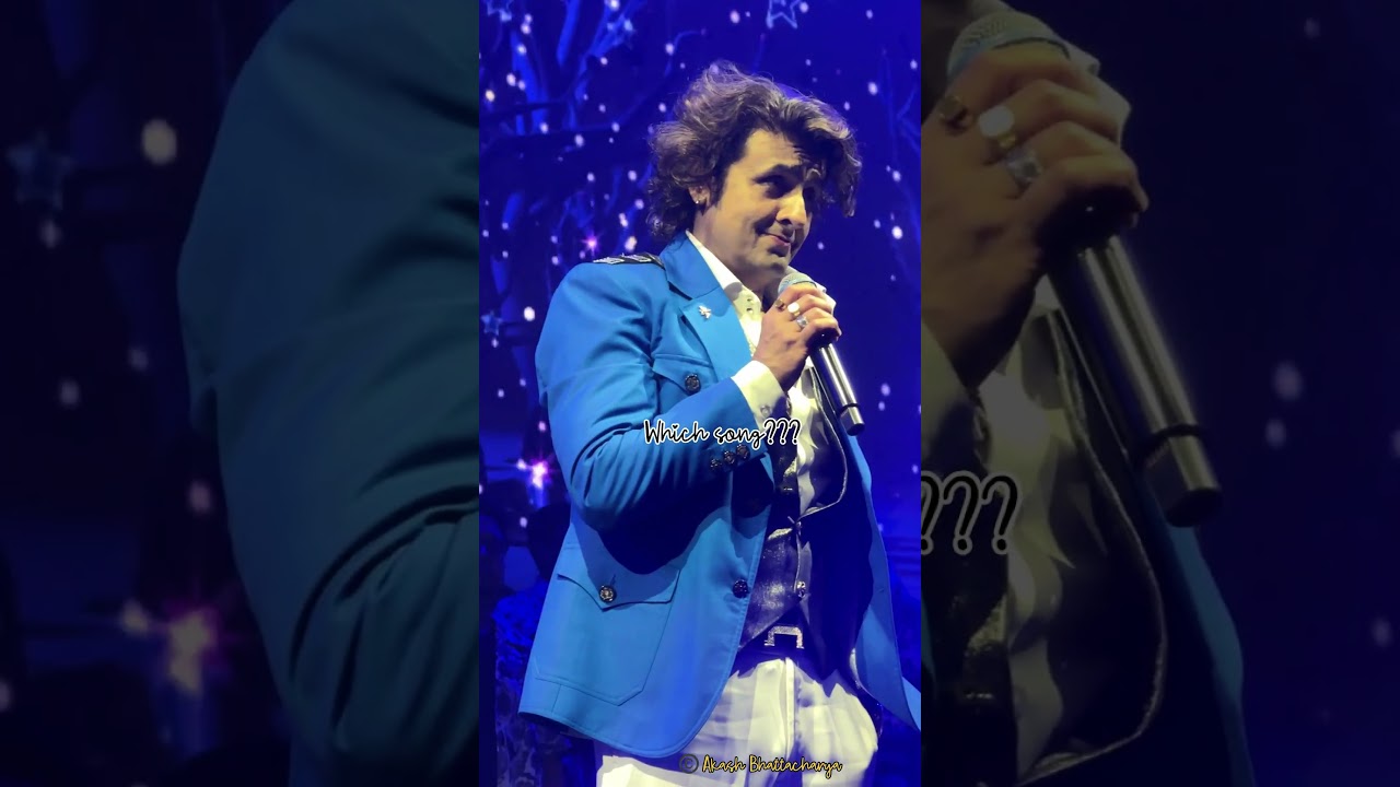 Sonu Nigam Performs Romantic Song Live 🎶