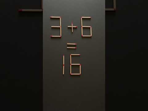 Reto de RAZONAMIENTO LÓGICO MATEMÁTICO 🤔 Reto con CERILLOS